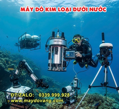 MÁY DÒ KIM LOẠI DƯỚI BIỂN,  GIẢI PHÁP CHO THỢ LẶN VÀ NHÀ NGHIÊN CỨU