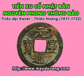 TIỀN XU CỔ NHẬT BẢN NGUYÊN PHONG THÔNG BẢO