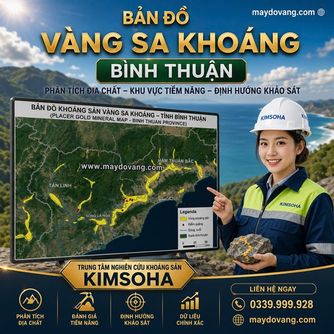 BẢN ĐỒ VÀNG SA KHOÁNG BÌNH THUẬN