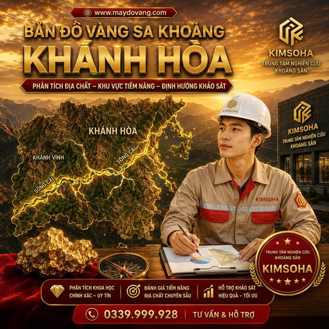 BẢN ĐỒ VÀNG SA KHOÁNG KHÁNH HÒA
