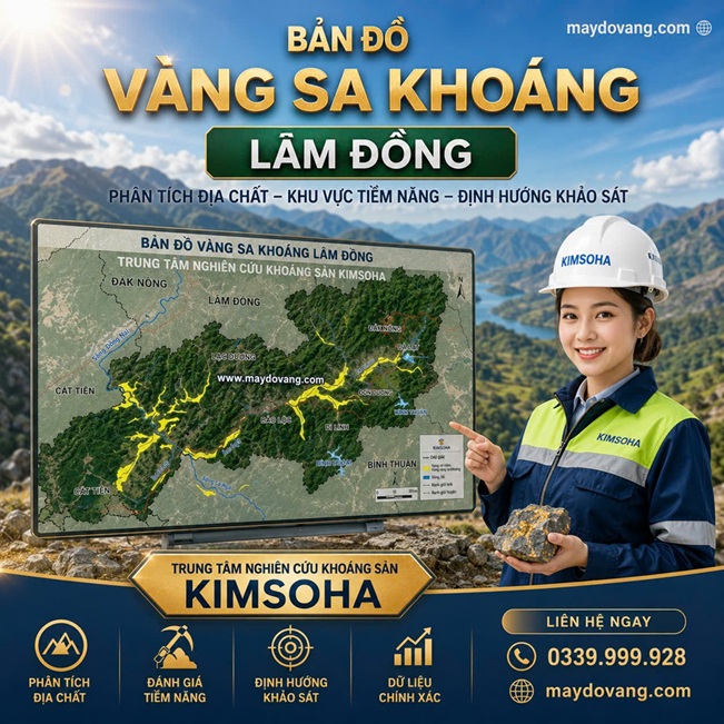BẢN ĐỒ VÀNG SA KHOÁNG LÂM ĐỒNG