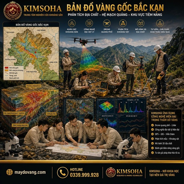 BẢN ĐỒ VÀNG GỐC BẮC KẠN 