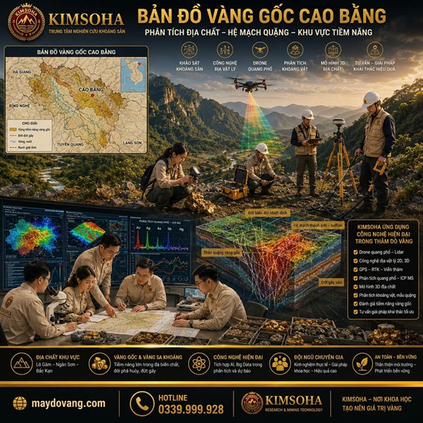 BẢN ĐỒ VÀNG GỐC CAO BẰNG 