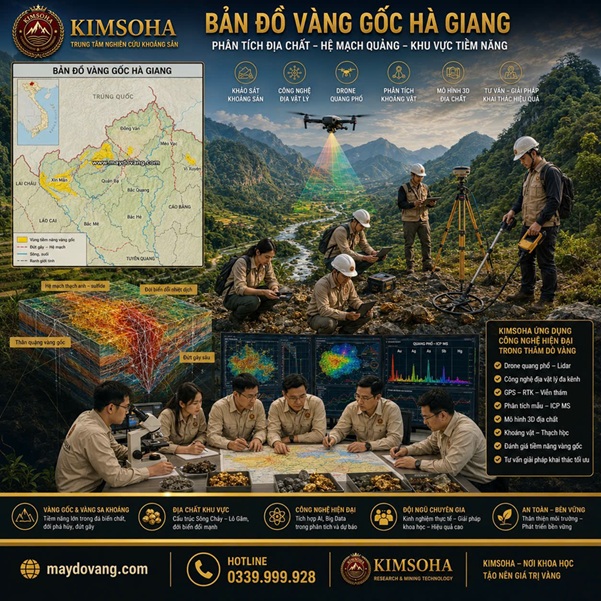 BẢN ĐỒ VÀNG GỐC HÀ GIANG 