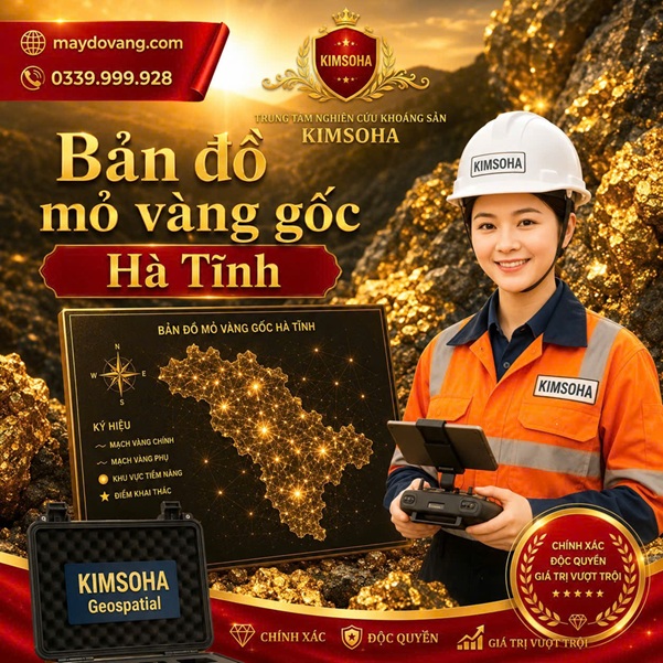 BẢN ĐỒ VÀNG GỐC HÀ TĨNH 