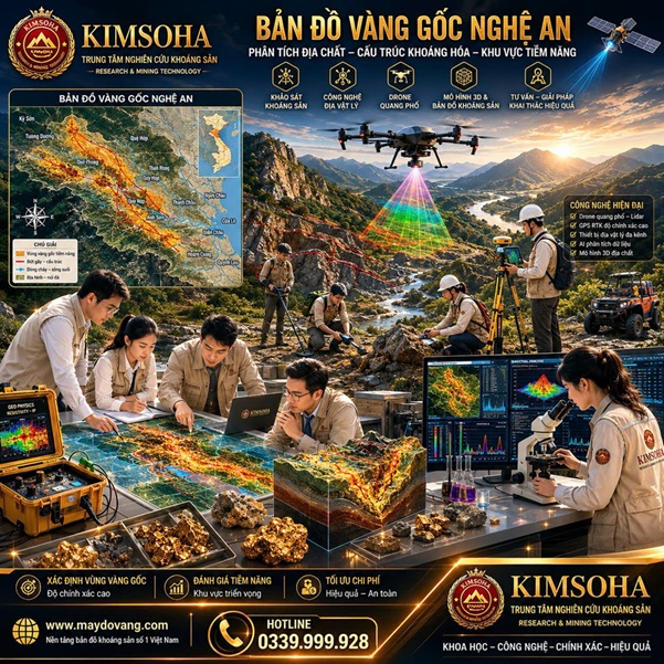 BẢN ĐỒ VÀNG GỐC NGHỆ AN
