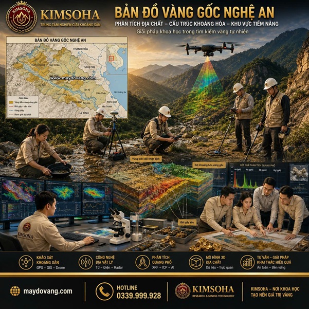Bản đồ vàng gốc ở Nghệ An