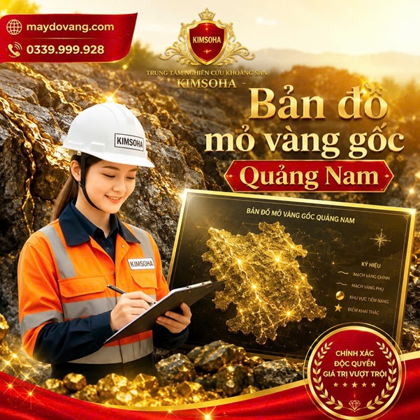 BẢN ĐỒ VÀNG GỐC QUẢNG NAM 