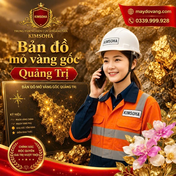 BẢN ĐỒ VÀNG GỐC QUẢNG TRỊ 