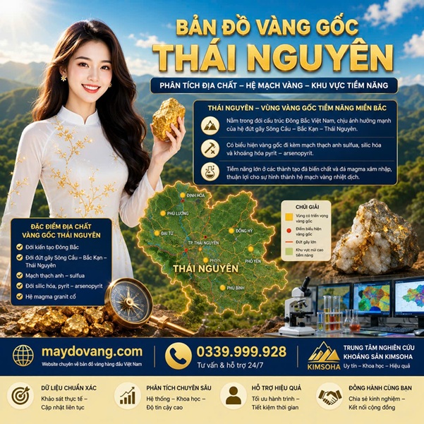 MỎ VÀNG GỐC TẠI THÁI NGUYÊN 