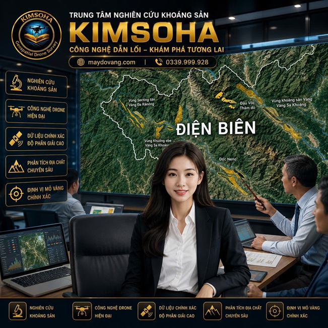 BẢN ĐỒ VÀNG SA KHOÁNG ĐIỆN BIÊN