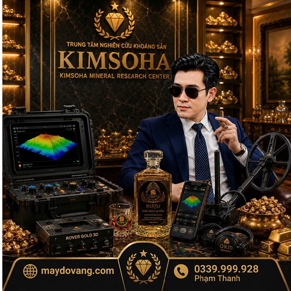 MÁY PHÁT HIỆN VÀNG MỎ ROVER GOLD 3D