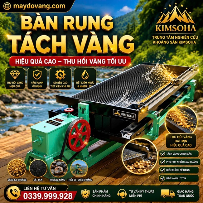 BÀN RUNG TÁCH VÀNG