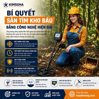 BÍ QUYẾT SĂN TÌM KHO BÁU BẰNG CÔNG NGHỆ HIỆN ĐẠI