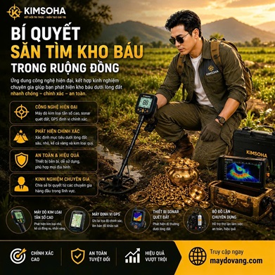 BÍ QUYẾT SĂN TÌM KHO BÁU TRONG RUỘNG ĐỒNG
