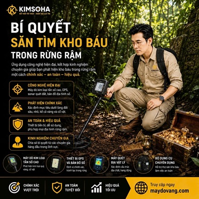 BÍ QUYẾT SĂN TÌM KHO BÁU TRONG RỪNG RẬM