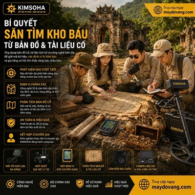 BÍ QUYẾT SĂN TÌM KHO BÁU TỪ BẢN ĐỒ VÀ TÀI LIỆU CỔ