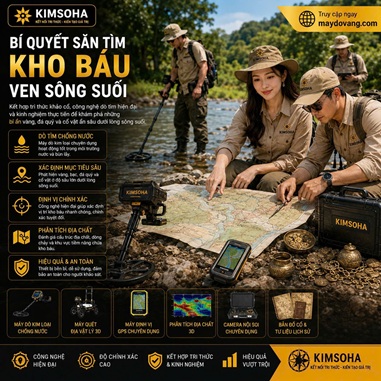 BÍ QUYẾT SĂN TÌM KHO BÁU VEN SÔNG SUỐI