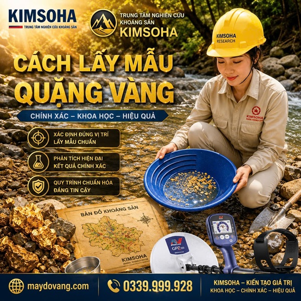 CÁCH LẤY MẪU QUẶNG VÀNG