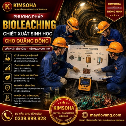 PHƯƠNG PHÁP BIOLEACHING, CHIẾT XUẤT SINH HỌC CHO QUẶNG ĐỒNG