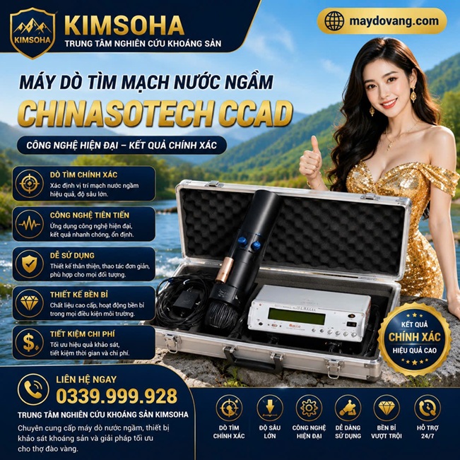  MÁY DÒ TÌM MẠCH NƯỚC NGẦM CHINASOTECH CCAD