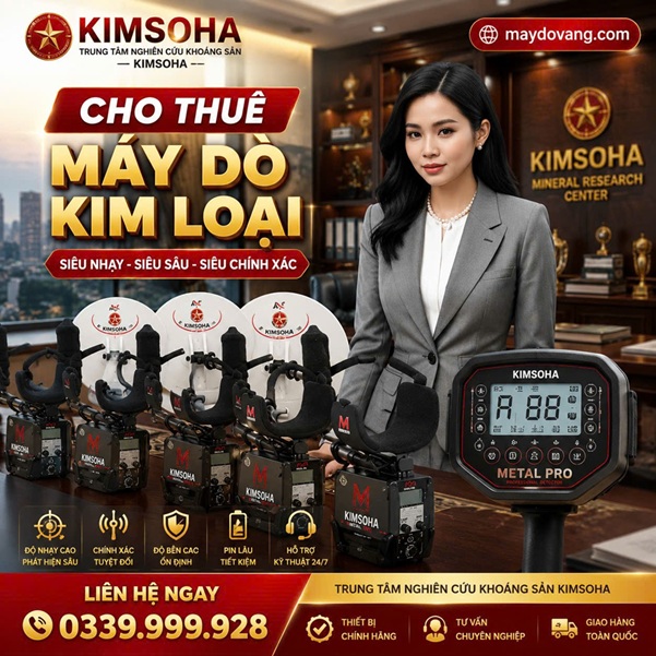 CHO THUÊ MÁY DÒ KIM LOẠI SIÊU NHẠY