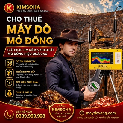 CHO THUÊ MÁY DÒ QUẶNG ĐỒNG