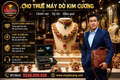 THIẾT BỊ DÒ ĐÁ QUÝ TỰ NHIÊN