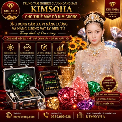 ỨNG DỤNG CẢM XẠ VI NĂNG LƯỢNG VÀ NĂNG LƯỢNG VẬT LÝ ĐIỆN TỪ TRONG ĐỊNH VỊ KIM CƯƠNG