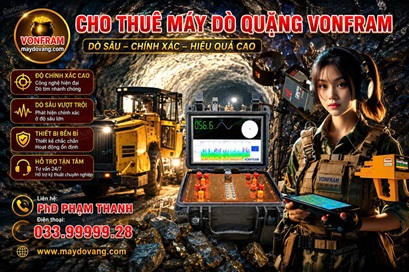 CHO THUÊ MÁY THĂM DÒ QUẶNG VONFRAM