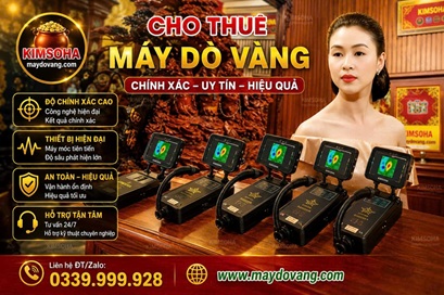 CHO THUÊ MÁY DÒ VÀNG 3D ROYAL ANALYZER PRO