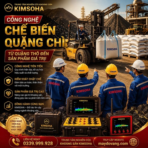 CÔNG NGHỆ CHẾ BIẾN QUẶNG CHÌ: TỪ QUẶNG THÔ ĐẾN SẢN PHẨM GIÁ TRỊ