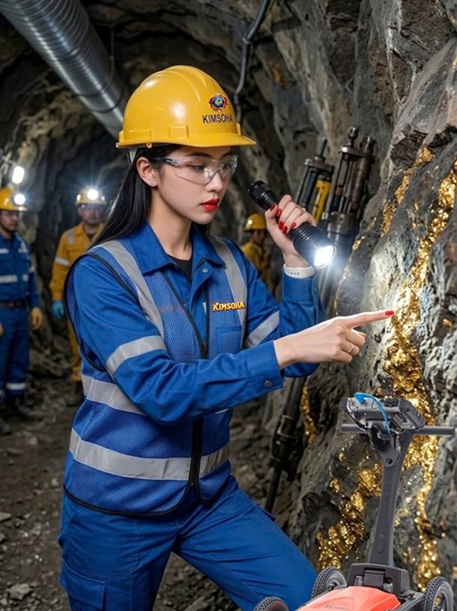 Công nghệ khai thác vàng gốc