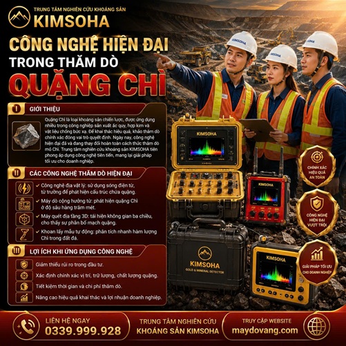 CÔNG NGHỆ HIỆN ĐẠI TRONG THĂM DÒ QUẶNG CHÌ
