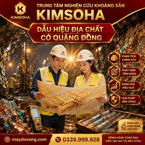 DẤU HIỆU ĐỊA CHẤT CÓ QUẶNG ĐỒNG