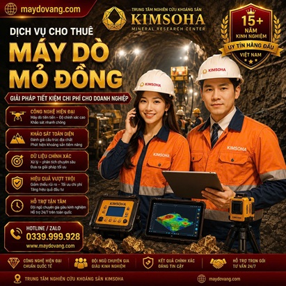 DỊCH VỤ CHO THUÊ MÁY DÒ QUẶNG ĐỒNG : GIẢI PHÁP TIẾT KIỆM CHI PHÍ CHO DOANH NGHIỆP
