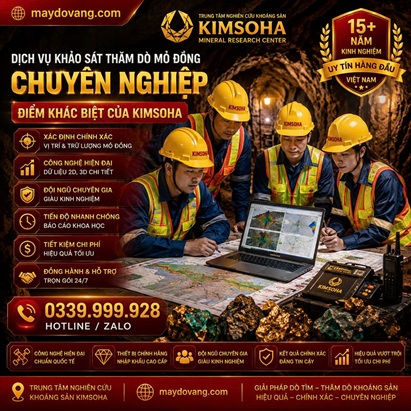 DỊCH VỤ KHẢO SÁT THĂM DÒ MỎ ĐỒNG CHUYÊN NGHIỆP: ĐIỂM KHÁC BIỆT CỦA KIMSOHA