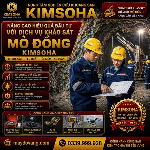 NÂNG CAO HIỆU QUẢ ĐẦU TƯ VỚI DỊCH VỤ KHẢO SÁT MỎ ĐỒNG KIMSOHA