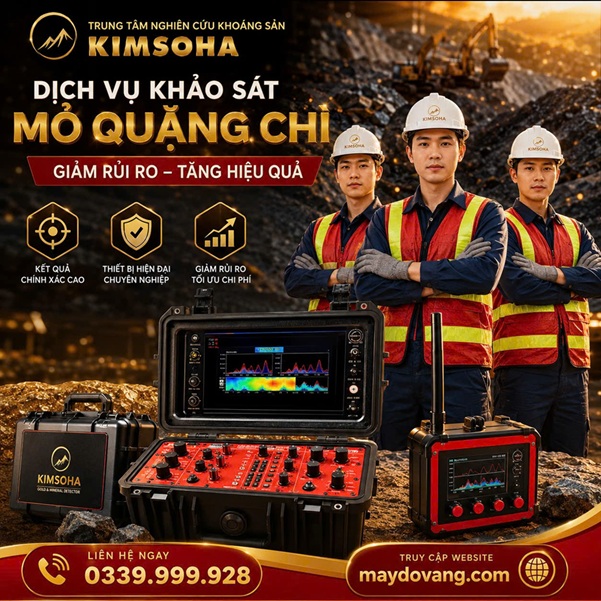  KIMSOHA:  ĐƠN VỊ KHẢO SÁT MỎ QUẶNG CHÌ UY TÍN HÀNG ĐẦU