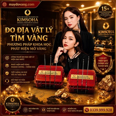 ĐO ĐỊA VẬT LÝ TÌM VÀNG - PHƯƠNG PHÁP KHOA HỌC PHÁT HIỆN MỎ VÀNG