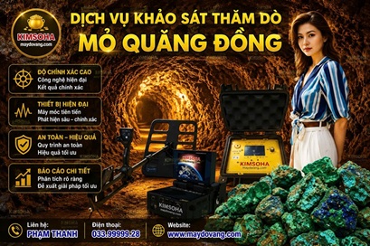 DỊCH VỤ KHẢO SÁT, THĂM DÒ MỎ QUẶNG ĐỒNG UY TÍN CỦA KIMSOHA
