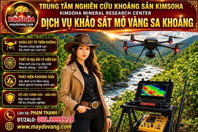 DỊCH VỤ KHẢO SÁT, THĂM DÒ MỎ VÀNG SA KHOÁNG