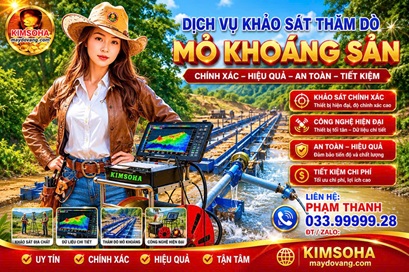 KIMSOHA -ĐẲNG CẤP DẪN ĐẦU CÔNG NGHỆ THĂM DÒ KHOÁNG SẢN