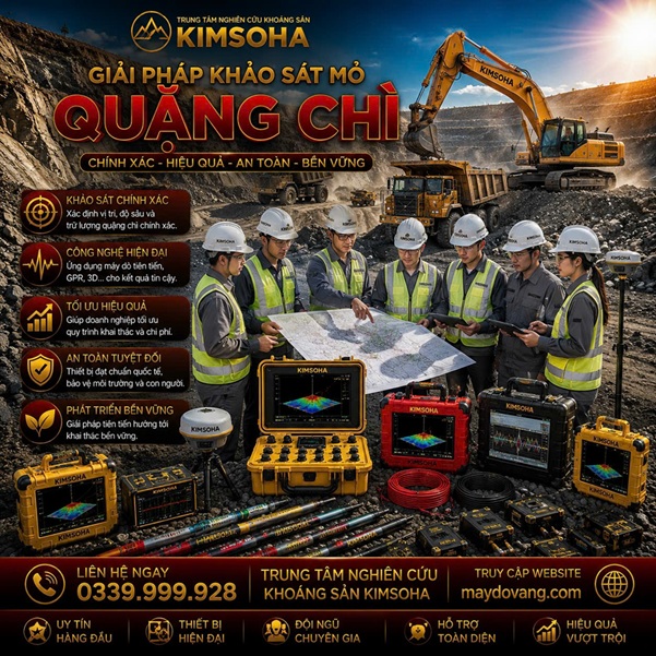 ĐƠN VỊ CHO THUÊ MÁY DÒ QUẶNG CHÌ VÀ KHẢO SÁT MỎ CHÌ TOÀN QUỐC