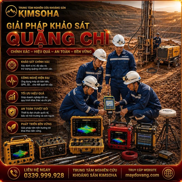 DỊCH VỤ CHO THUÊ MÁY DÒ QUẶNG CHÌ:  ĐẦU TƯ THÔNG MINH, RỦI RO THẤP
