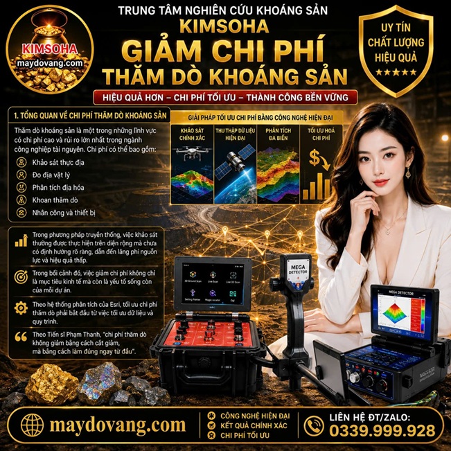 GIẢM CHI PHÍ THĂM DÒ KHOÁNG SẢN