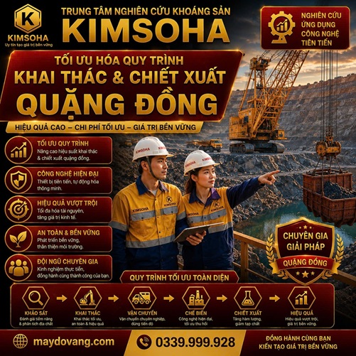 TỐI ƯU HÓA TOÀN BỘ QUY TRÌNH KHAI THÁC VÀ CHIẾT XUẤT QUẶNG ĐỒNG