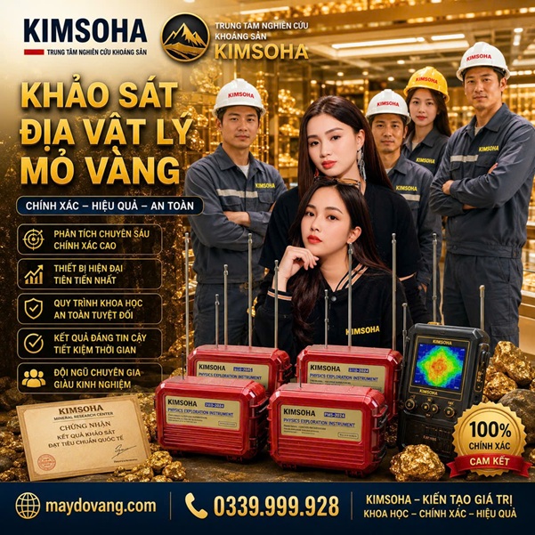 KHẢO SÁT ĐỊA VẬT LÝ MỎ VÀNG