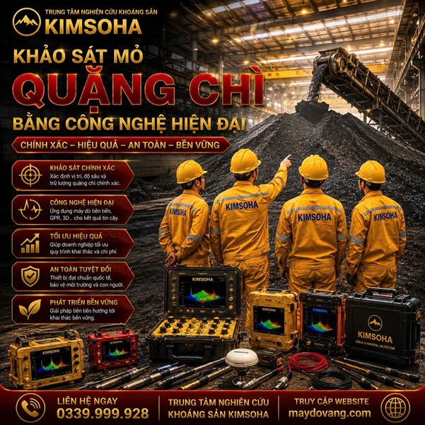  KHẢO SÁT MỎ QUẶNG CHÌ: CÔNG NGHỆ HIỆN ĐẠI, ĐỘ CHÍNH XÁC CAO
