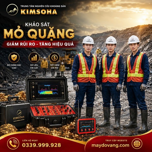 KHẢO SÁT MỎ QUẶNG CHÌ: GIẢM RỦI RO, TĂNG HIỆU QUẢ
